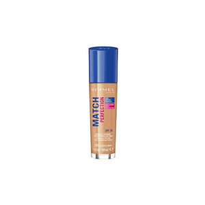 ريميل لندن كريم أساس ماتش بيرفيكشن بعامل حماية من الشمس Rimmel London Match Perfection Foundation Spf20 101 Classic Ivory 30ml