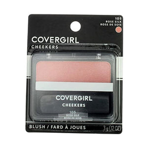 أحمر الخدود الوردي الحريري المحايد 105 1 قيراط (عبوة من 3 قطع) CoverGirl Blush, Neutral, Rose Silk 105 1 ct (Pack of 3)