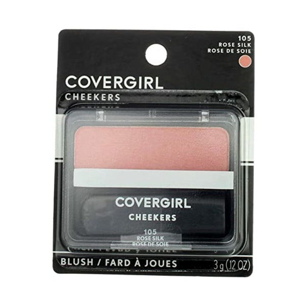 أحمر الخدود الوردي الحريري المحايد 105 1 قيراط (عبوة من 3 قطع) CoverGirl Blush, Neutral, Rose Silk 105 1 ct (Pack of 3)