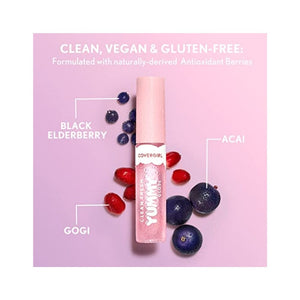 COVERGIRL Clean Fresh Yummy Gloss infused with Hyaluronic Acid and  naturally-derived Antioxidants, clean, vegan and gluten-free, Hydrating lip  gloss 