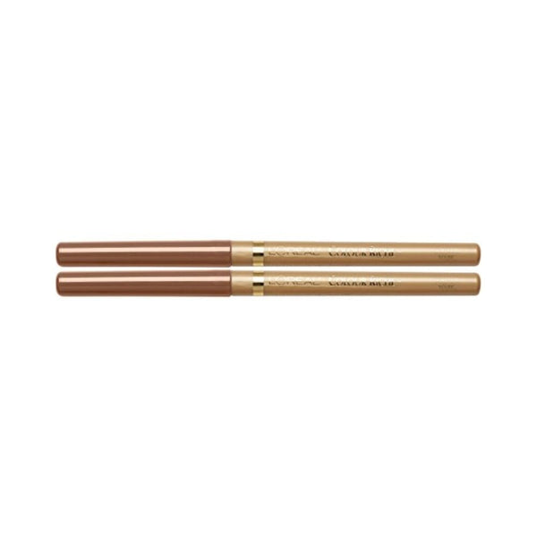 قلم تحديد الشفاه من لوريال باريس كلر ريتش L'Oreal Paris Colour Riche Lip Liner, Toffee To Be, 2 count