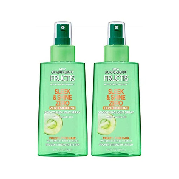 بخاخ غارنييه فروكتيس زيرو المنعم الخفيف Garnier Fructis Sleek & Shine Zero Smoothing Light Spray, 5 Ounce (Pack of 2)