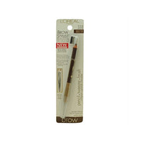 أداة تحديد الحواجب 3 في 1 من لوريال براو ستايلست متوسط - بني غامق L'Oreal Brow Stylist Professional 3-in-1 Brow Tool, Medium - Dark Brown 331 .02 oz (810 mg)