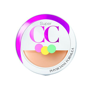 كريم فيزيشنز فورميولا سوبر سي سي لتصحيح اللون والعناية CC المضغوط بعامل حماية من الشمس 30 Physicians Formula Super CC Color-Correction and Care CC Compact Cream SPF 30, Light/Medium, 0.28 Ounce