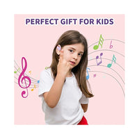 سماعات رأس أكريو للأطفال ACREO Kids Headphones, Open Ear Bluetooth Headphones with MIC, OpenBuds Kids, Ultra-Light, Portable and Safer for Children, Best Wireless Kids Headphones for iPad, Tablet or Computers (Lovely Pink)