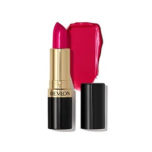  أحمر شفاه سوبر لامع من ريفلون Revlon Super Lustrous Lipstick, High Impact Lipcolor with Moisturizing Creamy Formula, Infused with Vitamin E and Avocado Oil in Reds & Corals, Cherries In The Snow (440) 0.15 oz