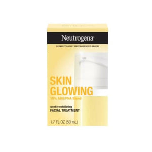 نيوتروجينا سكين فلوينج 15% مزيج AHA/PHA علاج تقشير الوجه الأسبوعي 1.7 أونصة (50 مل) NEUTROGENA SKIN FLOWING 15% AHA/PHA BLEND WEEKLY EXFOLIATING FACIAL TREATMENT 1.7 OZ (50ML)