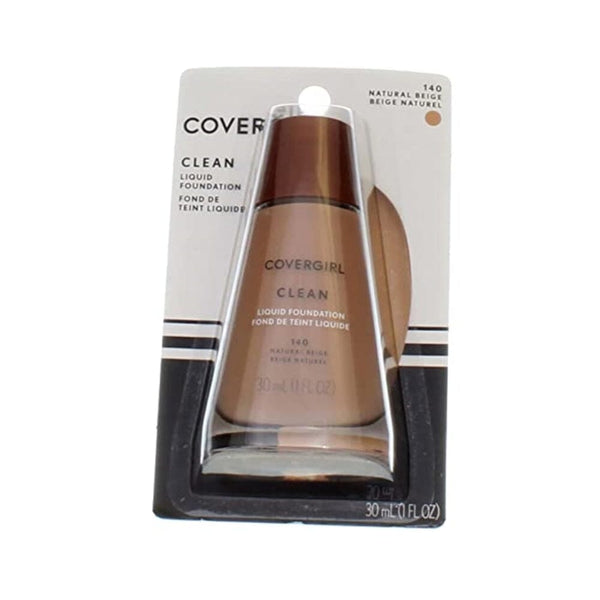 كوفر جيرل - بشرة عادية نظيفة 140 بيج طبيعي CoverGirl Clean Normal Skin, 140 Natural Beige, 1 Ounce