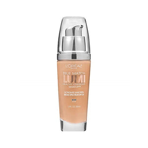 مكياج لوريال باريس ترو ماتش لومي هيلثي ومضيء L'Oreal Paris True Match Lumi Healthy Luminous Makeup, C4 Shell Beige, 1 fl; oz.