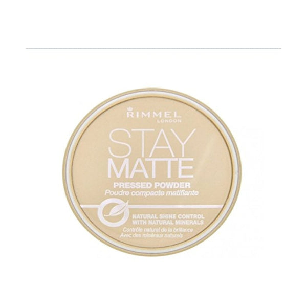 بودرة مضغوطة ستاي مات من ريميل لندن Rimmel London Stay Matte Pressed Powder, Sandstorm [004], 0.49 oz (Pack of 7)