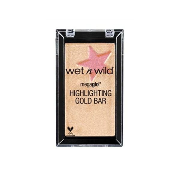 ويت ان وايلد ميغا جلو هايلايتنج بار ذهبي Wet n Wild Mega Glo Highlighting Gold Bar, Gold, 6 g