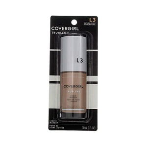 كريم أساس سائل خالٍ من الزيوت من كوفرجيرل COVERGIRL Trublend Oil-Free Liquid Foundation, Lightweight, Dewy Finish, 1 Fl Oz, Hydrating Foundation, Moisturizing Foundation, Cruelty-Free Foundation, Blends Seamlessly, Won't Clog Pores