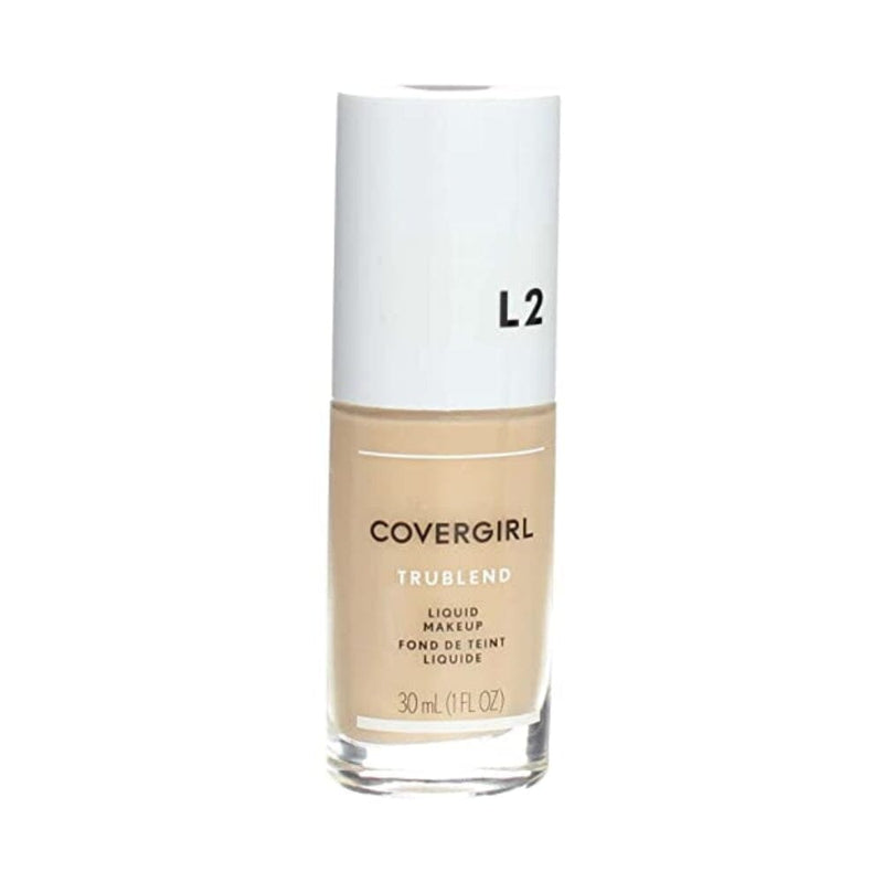 مكياج سائل كلاسيكي من كوفر جيرل تروبلند - 2 لكل علبةCoverGirl Trublend Classic Ivory L2 Liquid Makeup -- 2 per case.