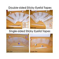 ملصقات أشرطة الجفن الطبيعية غير المرئية أحادية / مزدوجة الجانب 6 Packs Natural Invisible Single/Double Side Eyelid Tapes Stickers, Medical-use Fiber Eyelid Strips, Instant Lift Eye Lid Without Surgery, Perfect for Hooded, Droopy, Uneven, Mono-eyelids