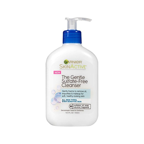 غارنييه سكين أكتيف غسول الوجه الرغوي الخالي من الكبريتات Garnier SkinActive Gentle Sulfate-Free Foaming Face Wash, 13.5 Ounce