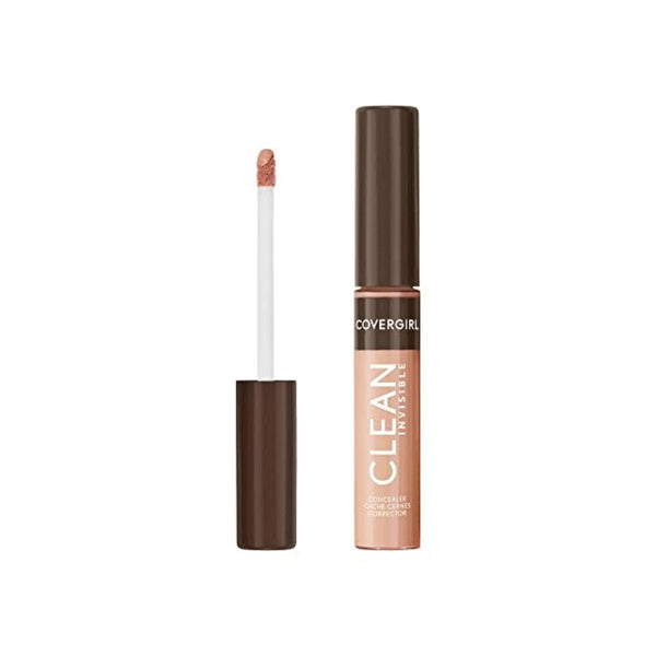 خافي عيوب البشرة كلين غير مرئي من كوفر جيرل Covergirl Clean Invisible Concealer, Lightweight, Hydrating, Vegan Formula, Classic Beige 130, 0.23oz