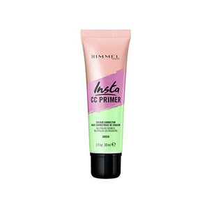 برايمر تصحيح اللون إنستا فلوليس من ريميل Rimmel Insta Flawless Color Correcting Primer, Green (1 Count)