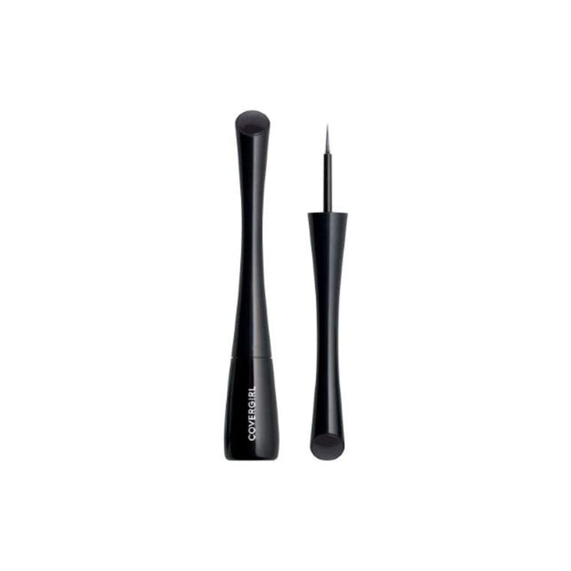 محدد عيون سائل جيت إن لاين من كوفرجيرل COVERGIRL Get In Line Liquid Eyeliner, Black Crystal, 0.08 fl oz (2.5 ml) (Pack of 6)6