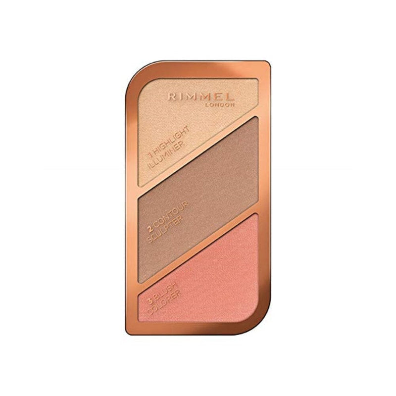 مجموعة ريميل لندن كيت للنحت والهايلايت - 003 جولدن برونز Rimmel London Kate Sculpting & Highlighting Kit - 003 Golden Bronze