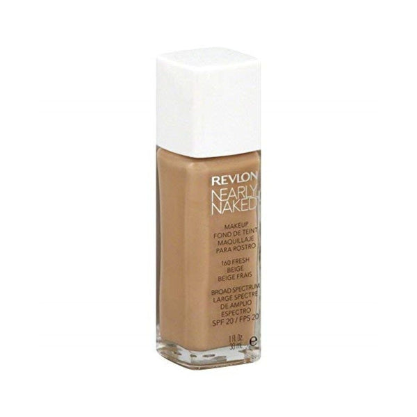 ريفلون نيرلي نيكد ميك أب - فريش بيج - 1 أونصة Revlon Nearly Naked Makeup - Fresh Beige - 1 oz