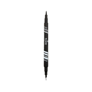قلم تحديد العيون دايناميك ديو من كوكي كوزماتيكس أسود Kokie Cosmetics Dynamic Duo Eyeliner Pen, Black, 0.05 Fluid Ounce