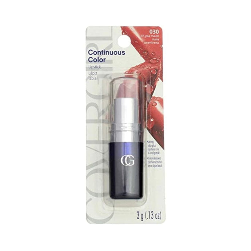 أحمر شفاه كريمي مستمر اللون من كوفر جيرل Cover Girl Continuous Color Cream Lipstick, Its Your Mauve #030 - 0.13 Oz