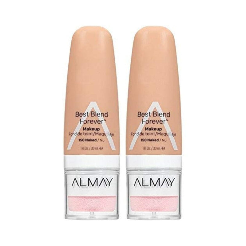 مكياج بيست بليند فور إيفر من ألماي Almay Best Blend Forever Makeup, Naked #150 (2-Pack)