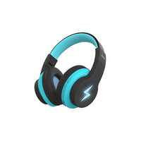 سماعات رأس بلوتوث للأطفال seenda Kids Bluetooth Headphones, Colorful Wireless Over Ear Headset with 85dB/94dB Volume Limited, 45H Playtime, 3 Lighting Modes, Built-in Mic Headphones for Boys Girls iPad Tablet School Blue