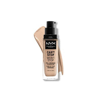 كريم الأساس 24 ساعة تغطية كاملة بلمسة نهائية غير لامعة - عاجي فاتح NYX PROFESSIONAL MAKEUP Can't Stop Won't Stop Foundation, 24h Full Coverage Matte Finish - Light Ivory