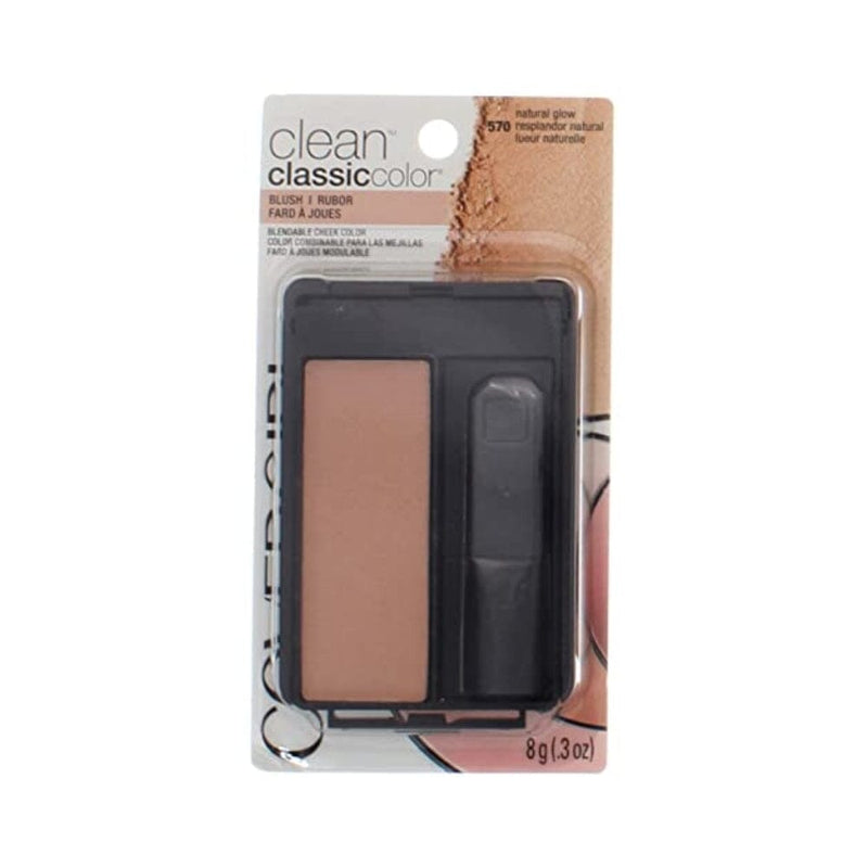 أحمر الخدود الكلاسيكي الملون (570 توهج طبيعي) (.3 أونصة) 8 جرام CoverGirl Classic Color Blush (570 Natural Glow) (.3oz) 8g