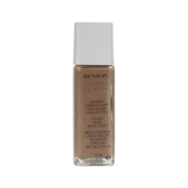 كريم أساس نيرلي نيكيد SPF 20 من ريفلون صن بيج 30 مل Nearly Naked Foundation SPF 20 by Revlon Sun Beige 30ml