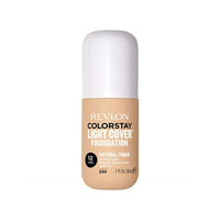 ريفلون كولور ستاي كريم أساس سائل بغطاء خفيف Revlon ColorStay Light Cover Liquid Foundation, Hydrating Longwear Weightless Makeup with SPF 35, Light-Medium Coverage for Blemish, Dark Spots & Uneven Skin Texture, 230 Natural Ochre, 1 fl. oz.