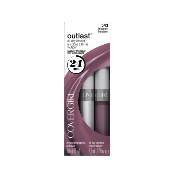 كوفرجيرل- لون شفاه أوتلاست طوال اليوم بخطوتين COVERGIRL Outlast All Day Two-Step Lipcolor Blossom 543, 0.13 Oz