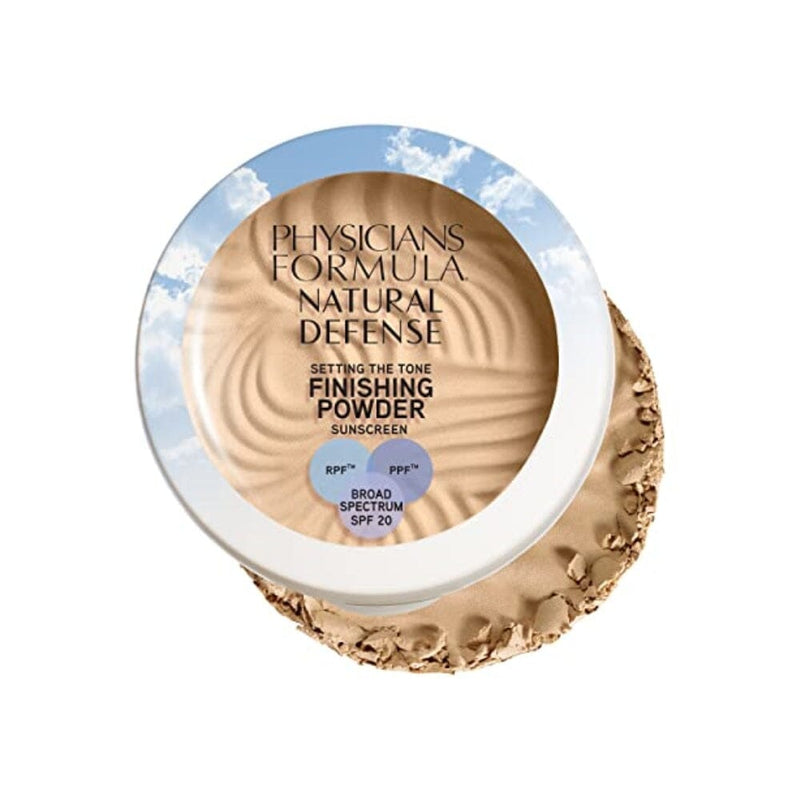 بودرة تثبيت للوجه والتشطيب من فيزيشينز فورميولا ناتشورال ديفينس Physicians Formula Natural Defense Setting Powder, Face & Finishing Powder, SPF 20 Light | Dermatologist Tested, Clinicially Tested