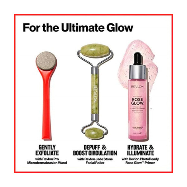 عصا تقشير الجلد من ريفلون تقشر البشرة بلطف بحبيبات ماسية حقيقية 1 عدد Microdermabrasion Wand by Revlon, Gently Exfoliate Skin with Real Diamond Grit, 1 Count