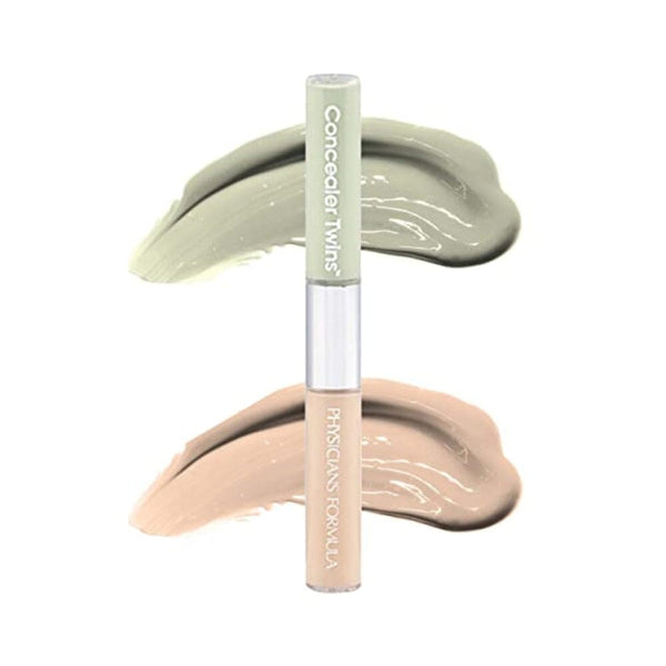 كريم كونسيلر فيزيشنز فورميولا ذو طرفين أخضر / فاتح Physicians Formula Cream Dual-Ended Concealer Stick Green/Light, Neutralizing, Dark Circles, Scars, Blemishes, Eyes