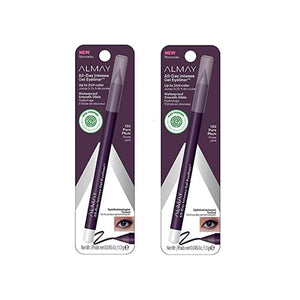 مجموعة مكونة من قطعتين من محدد عيون جل مكثف طوال اليوم من ألماي Pack of 2 Almay All-Day Intense Gel Eyeliner, Pure Plum 130