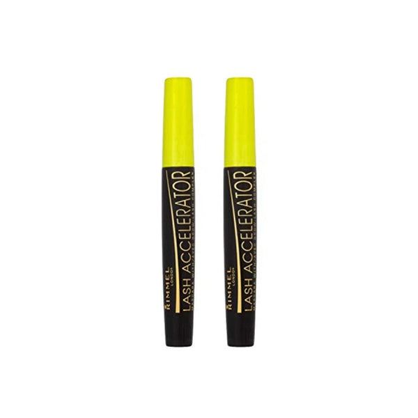 ماسكارا ريميل لاش اكسيليراتور Rimmel Lash Accelerator Mascara, Extreme Black (2-Pack)