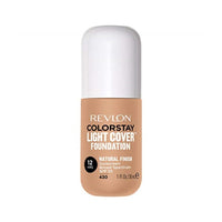 ريفلون كولور ستاي كريم أساس سائل بغطاء خفيف Revlon ColorStay Light Cover Liquid Foundation, Hydrating Longwear Weightless Makeup with SPF 35, Light-Medium Coverage for Blemish, Dark Spots & Uneven Skin Texture, 430 Honey Beige, 1 fl. oz.