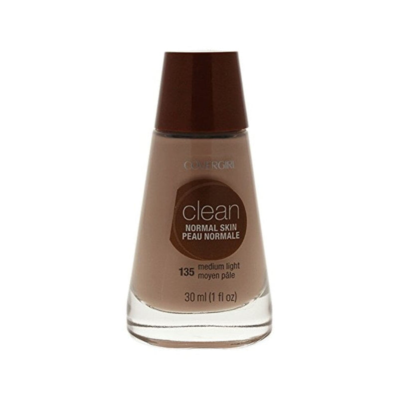 كوفر جيرل - بشرة عادية نظيفة 135 متوسطة الضوء CoverGirl Clean Normal Skin, 135 Medium Light, 1 Ounce