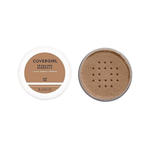 كوفرجيرل كوفرجيرل - مسحوق معدني سائب من تروبليند COVERGIRL COVERGIRL trublend loose mineral powder, tan, 0.63oz, pack of 2, 0.63 Ounce