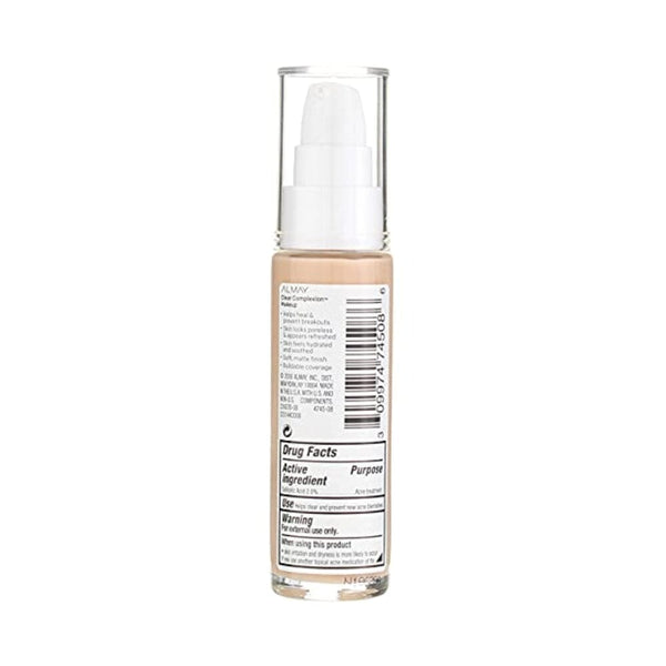 مكياج البشرة الواضحة من ألماي 099 بورسلين - 1 أونصة Almay Clear Complexion Makeup 099 Porcelain - 1oz