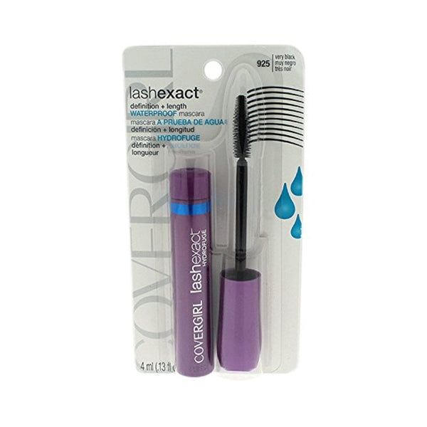 كوفرجيرل - ماسكارا لاش إكزاكت مقاومة للماء COVERGIRL Lash Exact Mascara Waterproof, Very Black, .44 Oz (packaging may vary)