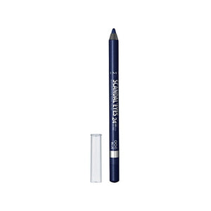 قلم تحديد عيون سكاندال آيز مقاوم للماء من ريميل لندن Rimmel London Scandaleyes Waterproof Kohl Kajal Eyeliner Pencil, Intense Color, Long-Wearing, Smudge-Proof, 006, Deep Blue, 0.04oz
