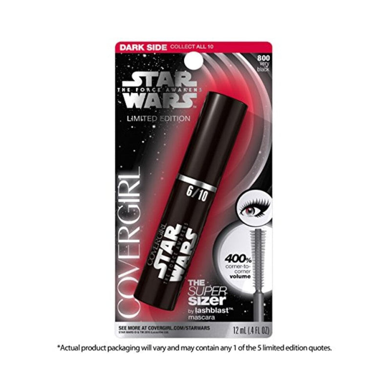 إصدار محدود من ماسكارا ستار وورز ذات الحجم الكبير Covergirl Star Wars Limited Edition The Super Sizer Mascara, 0.4 Fluid Ounce