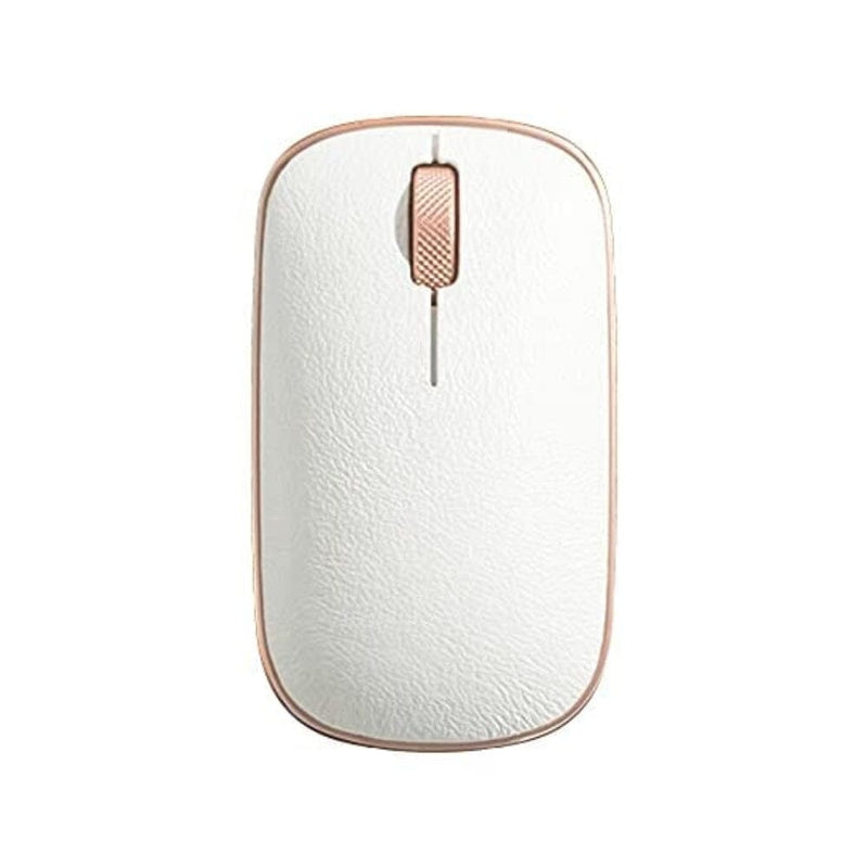 ماوس بلوتوث كلاسيكي لاسلكي Azio Retro Classic Bluetooth Mouse (Posh) - Wireless, Genuine Leather Topped with Pixart Precision Tracker (RM-RCM-L-02)