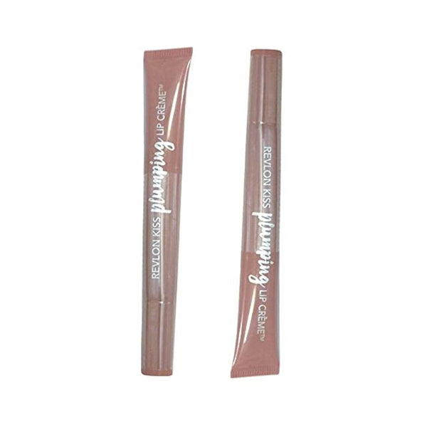 حزمة من 2 كريم شفاه ريفلون كيس بلامبينج Pack of 2 Revlon Kiss Plumping Lip Creme, Barely Blush 525