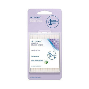 أعواد ممحاة المكياج من ألماي Almay Makeup Eraser Sticks, Liquid Filled Sticks 24 ea (Pack of 2)