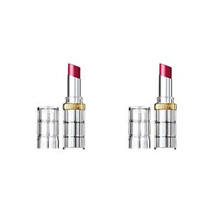 احمر الشفاه لوريال باريس ميك اب كولور ريتش شاين L'Oreal Paris Makeup Colour Riche Shine Lipstick, Glassy Garnet, 0.1 oz. (Pack of 2)