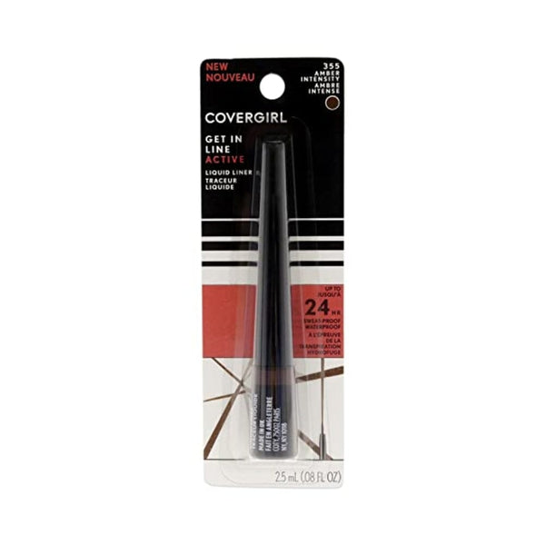 محدد عيون جيت إن لاين أكتيف من كوفرجيرل COVERGIRL Get In Line Active Eyeliner, Amber Intensity, 0.36 Ounce